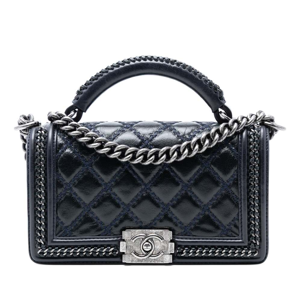 Chanel Chain Handle Boy Flap Bag #251752C36B